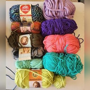 Yarn Destash Lot of 10